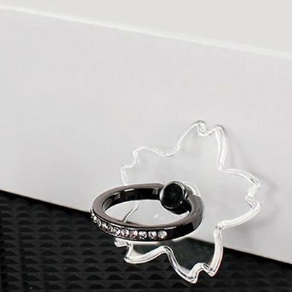 Transparent Cell Phone Ring Holder Stand 360°Degree