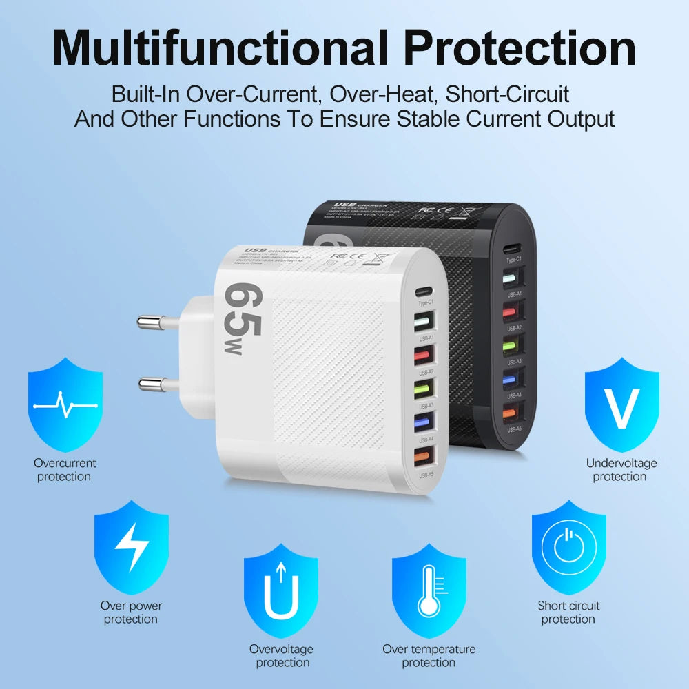 3.1A 5Ports USB Charger