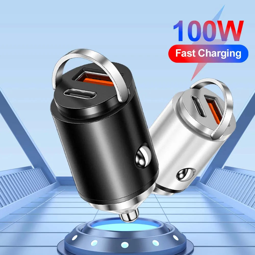 100W PD Car Charger USB Type C