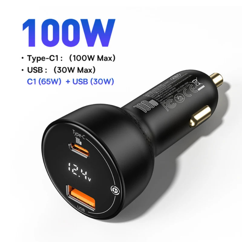 Baseus 160W Car Charger QC 5.0