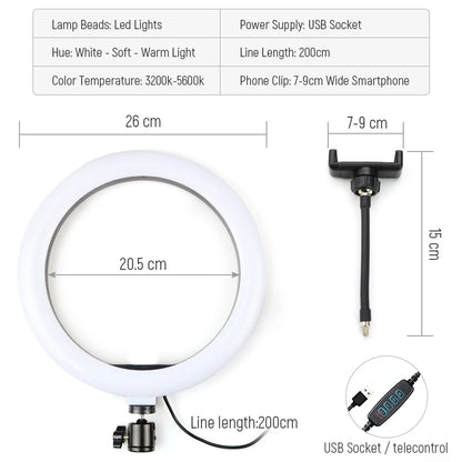 Ring Light Dimmable