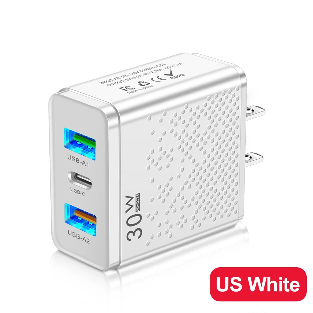 30W USB C Charger Fast  Charger