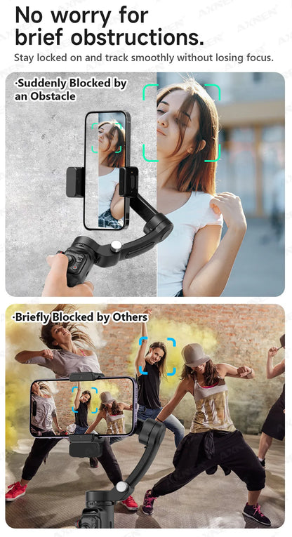 Handheld 3-Axis Gimbal Phone Holder Anti Shake