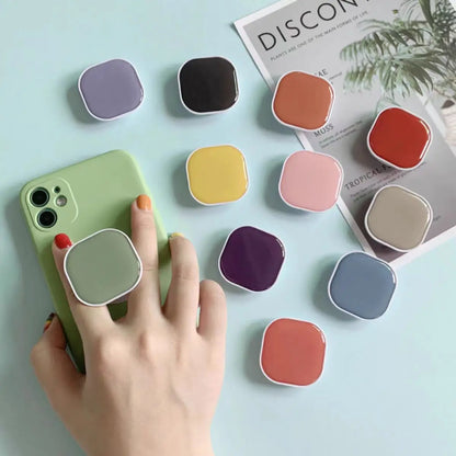 Cute Square Popping Sockets Grip Phone Holders Finger Ring