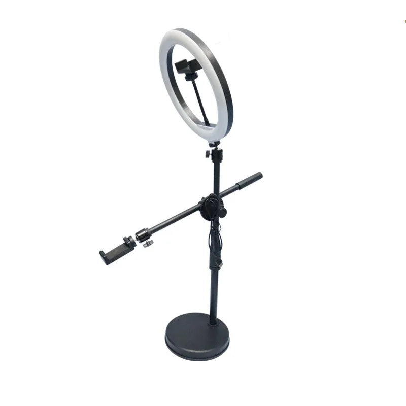 Overhead Tripod with Ring Light Table