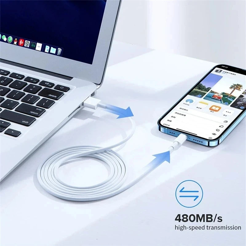 Original 30W USB Cable For Apple iPhone 14 13 12 11 Pro Max 7 8 Plus XS XR Fast Charging USB C TO iOS Cable Charger Accessories - CONGATON