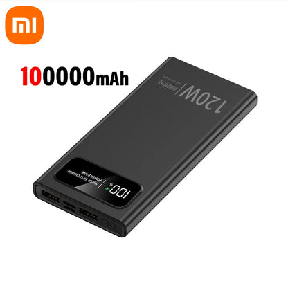 Xiaomi 200000mAh 120W Power Bank Super Fast Charging Battery High Capacity Digital Display Power Bank For iPhone Samsung Huawei - CONGATON