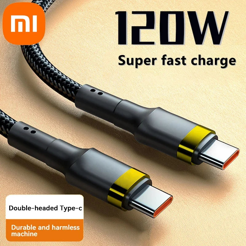 Xiaomi PD 120W Fast Charging For Samsung S24 USB C TO USB Type C Cable For iPhone 15 Plus Pro Max Xiaomi 14 Quick Fast Charger - CONGATON