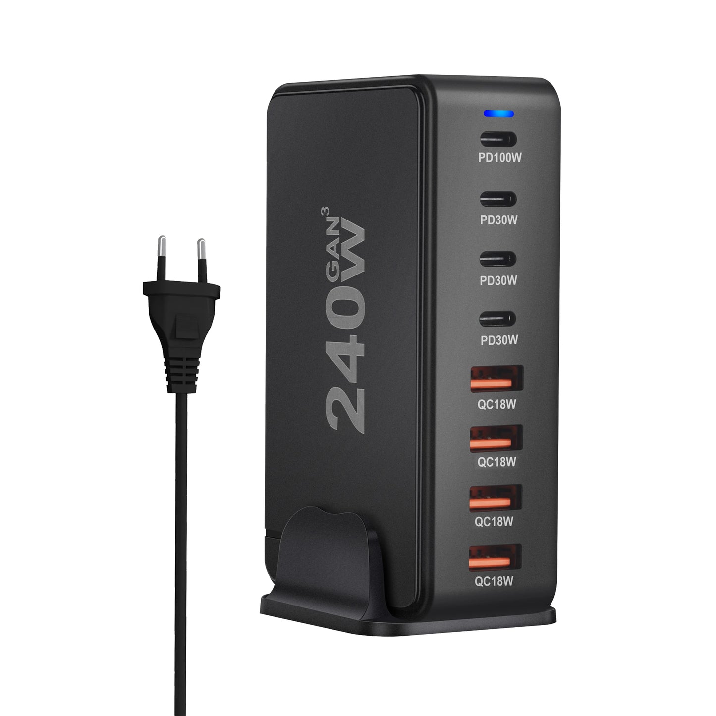 240W  Desktop GaN Charger 8-port USB