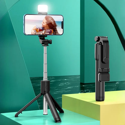 All In One Expandable Portable IPhone Tripod Selfie Stick