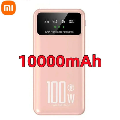 Xiaomi 50000mAh High Capacity 100W Fast Charging Power Bank Portable Charger Battery Pack Powerbank for iPhone Huawei Samsung - CONGATON