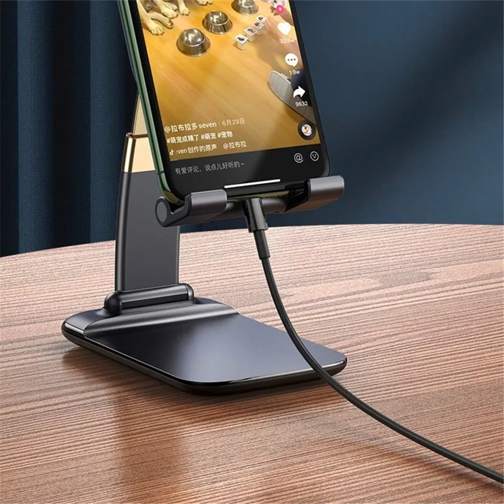 Foldable Metal Desktop Mobile Phone Stand