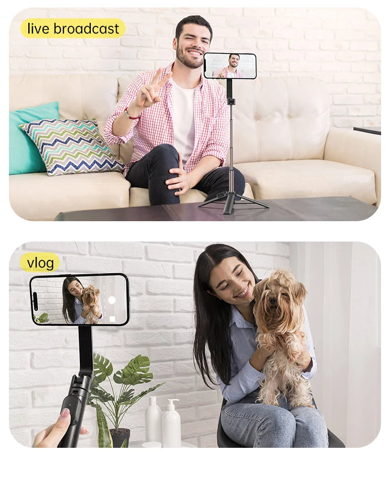 TELESIN Magnetic Selfie Stick Tripod with Remote