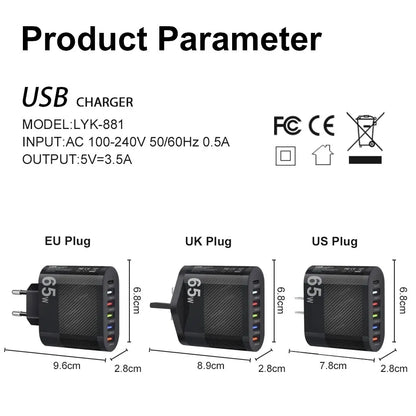 3.1A 5Ports USB Charger