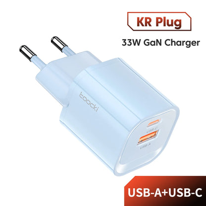 Toocki 33W GaN USB Type C Charger