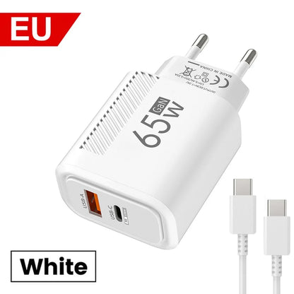 65W GaN USB C Charger Fast Charging