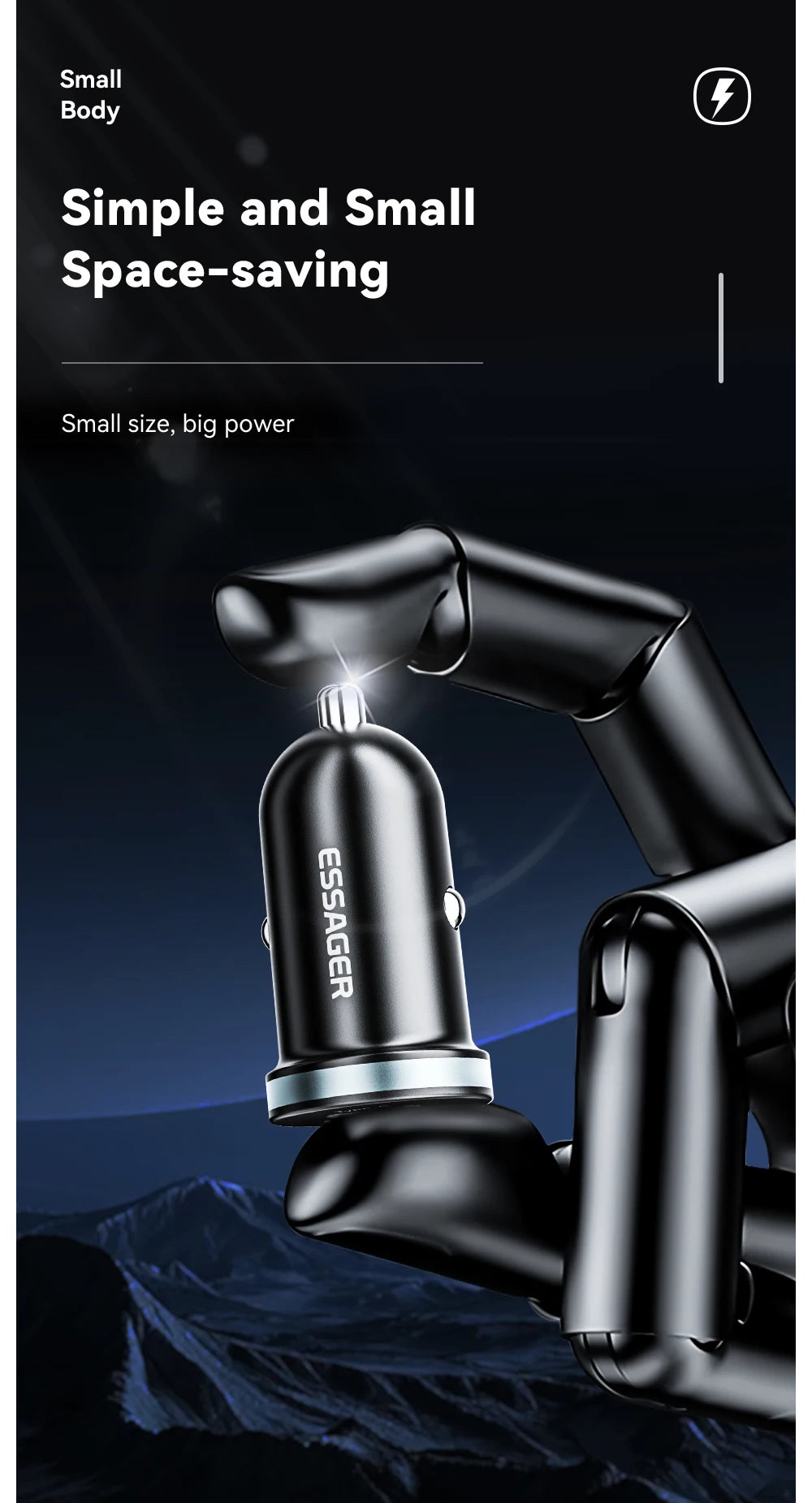 Essager 30W USB C Car Charger