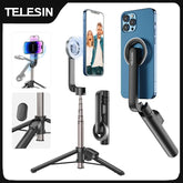 TELESIN Magnetic Selfie Stick Tripod with Remote - CONGATON