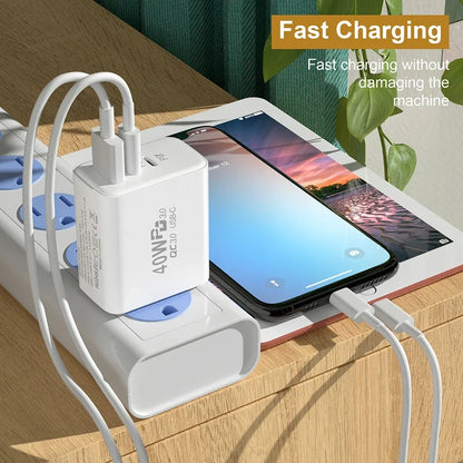 USB C Charger 40W Mobile Phone Type-C PD