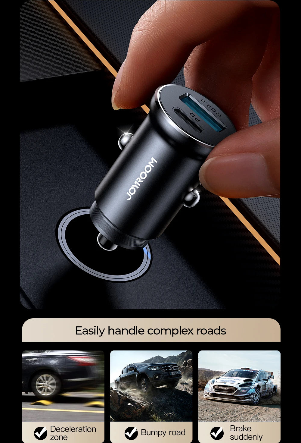 Joyroom 30W USB C Car Charger Adapter