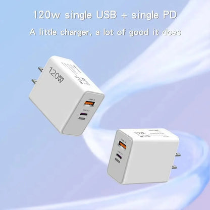 USB 120W Fast Charger Quick Charge