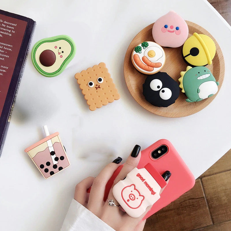 Cartoon Cute Animal Folding Mobile Phone Grip Holder