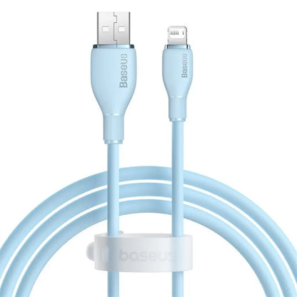 Baseus TPE 2.4A Fast Charging USB Cable for iPhone 14 13 Pro Max Xs Xr X 8 Plus Cable for iPhone iPad Air Mini 4 Charger Cable - CONGATON