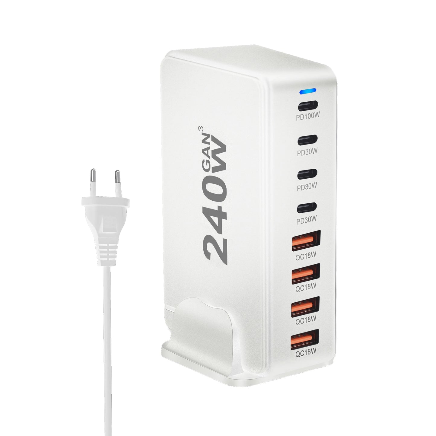 240W  Desktop GaN Charger 8-port USB