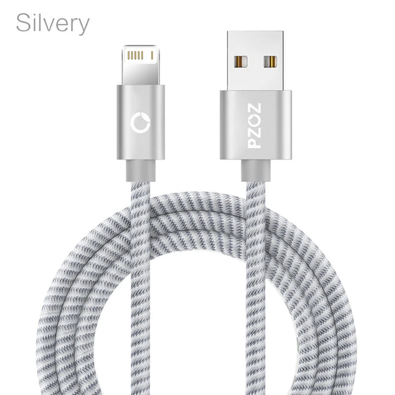 PZOZ Usb Cable For iphone cable 14 13 12 11 pro max Xs Xr X SE 8 7 6s plus ipad air mini fast charging cable For iphone charger - CONGATON