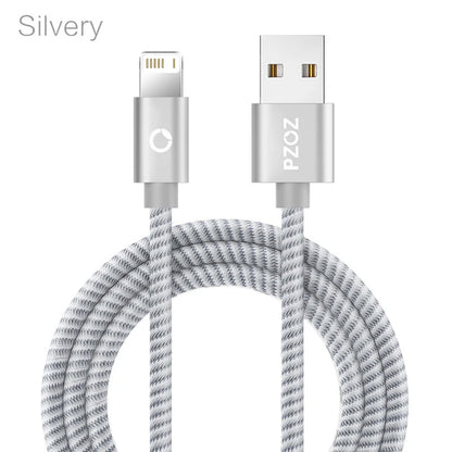 PZOZ Usb Cable For iphone cable 14 13 12 11 pro max Xs Xr X SE 8 7 6s plus ipad air mini fast charging cable For iphone charger - CONGATON