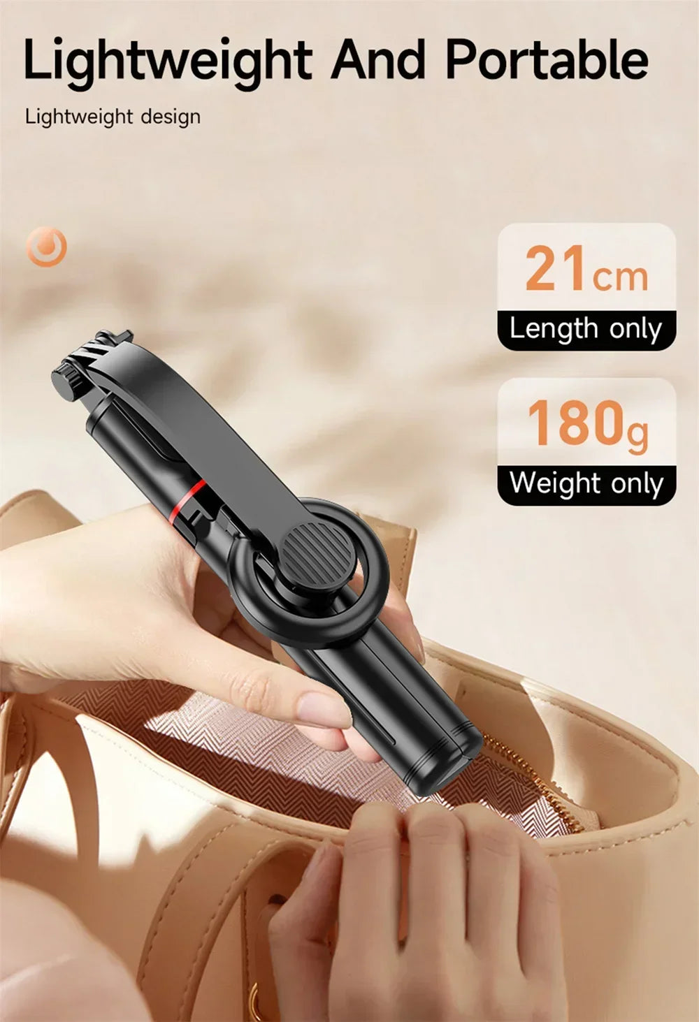 Magnetic Mini Extendable Selfie Stick