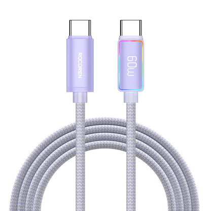 Rocoren 240W 5A High Power Fast Charging Type C Cable 100W PD 3.1 USB C Quick Charging Date Cord For iPhone Samsung Laptop iPad - CONGATON