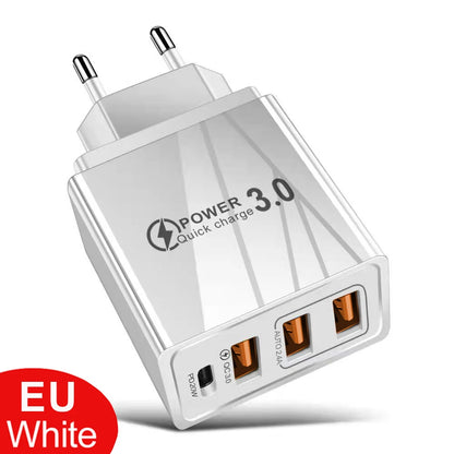 48W USB Charger QC 3.0 Type C PD