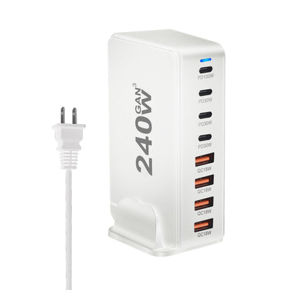 240W  Desktop GaN Charger 8-port USB