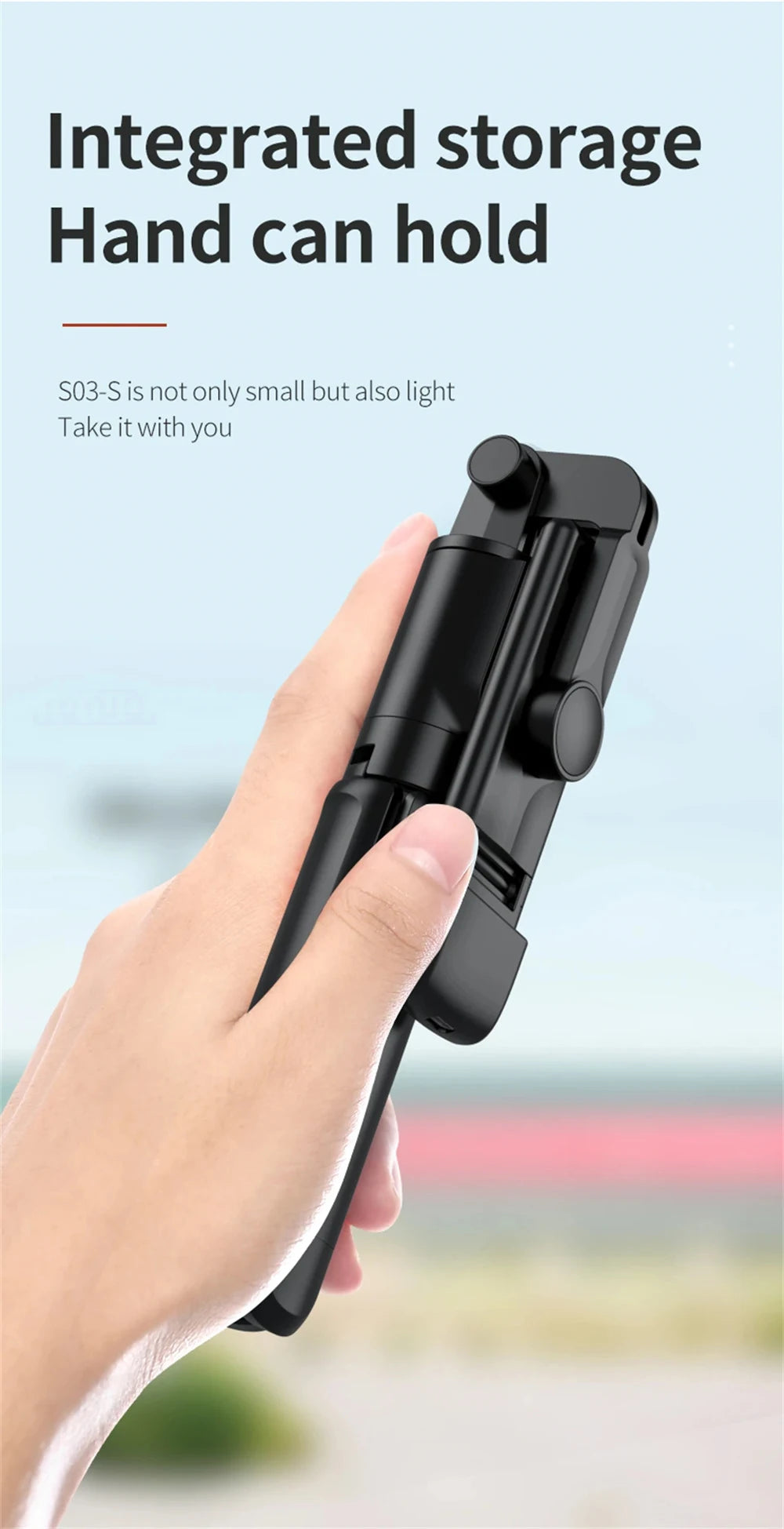 3In1 Bluetooth Wireless Selfie Tripod With Fill Light