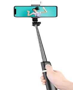 3In1 Bluetooth Wireless Selfie Tripod With Fill Light